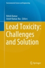 Image for Lead toxicity  : challenges and solution