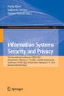 Image for Information systems security and privacy  : 7th International Conference, ICISSP 2021, virtual event, February 11-13, 2021, and 8th International Conference, ICISSP 2022, virtual event, February 9-11