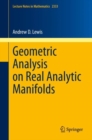 Image for Geometric Analysis on Real Analytic Manifolds