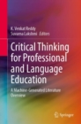 Image for Critical Thinking for Professional and Language Education