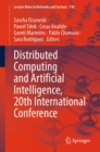 Image for Distributed Computing and Artificial Intelligence, 20th International Conference