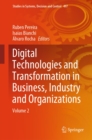 Image for Digital Technologies and Transformation in Business, Industry and Organizations: Volume 2 : 497