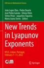 Image for New Trends in Lyapunov Exponents  : NTLE, Lisbon, Portugal, February 7-11, 2022