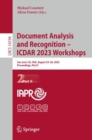 Image for Document analysis and recognition  : ICDAR 2023 workshopsPart II