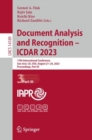 Image for Document Analysis and Recognition - ICDAR 2023