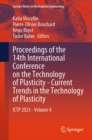 Image for Proceedings of the 14th International Conference on the Technology of Plasticity Volume 4: Current Trends in the Technology of Plasticity : Volume 4