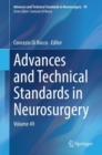 Image for Advances and Technical Standards in Neurosurgery: Volume 49