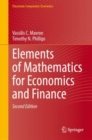 Image for Elements of Mathematics for Economics and Finance