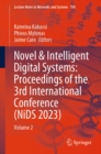 Image for Novel &amp; Intelligent Digital Systems: Proceedings of the 3rd International Conference (NiDS 2023): Volume 2 : 784