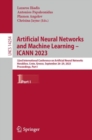 Image for Artificial Neural Networks and Machine Learning – ICANN 2023