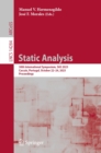 Image for Static Analysis: 30th International Symposium, SAS 2023, Cascais, Portugal, October 22-24, 2023, Proceedings : 14284