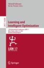 Image for Learning and Intelligent Optimization: 17th International Conference, LION 17, Nice, France, June 4-8, 2023, Revised Selected Papers