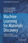 Image for Machine learning for materials discovery  : numerical recipes and practical applications