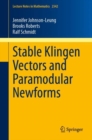 Image for Stable Klingen Vectors and Paramodular Newforms