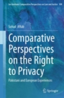 Image for Comparative perspectives on the right to privacy  : Pakistani and European experiences
