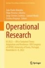 Image for Operational research  : IO 2022 - OR in turbulent times