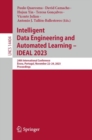 Image for Intelligent Data Engineering and Automated Learning – IDEAL 2023
