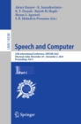 Image for Speech and Computer: 25th International Conference, SPECOM 2023, Dharwad, India, November 29 - December 2, 2023, Proceedings, Part I : 14338