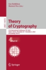 Image for Theory of cryptography  : 21st International Conference, TCC 2023, Taipei, Taiwan, November 29-December 2, 2023, proceedingsPart IV