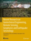 Image for Recent research on geotechnical engineering, remote sensing, geophysics and earthquake seismology  : proceedings of the 2nd MedGU, Marrakesh 2022Volume 3