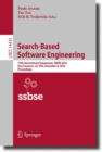 Image for Search-based software engineering  : 15th International Symposium, SSBSE 2023, San Francisco, CA, USA, December 8, 2023