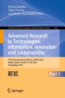 Image for Advanced Research in Technologies, Information, Innovation and Sustainability : Third International Conference, ARTIIS 2023, Madrid, Spain, October 18–20, 2023, Proceedings, Part I