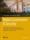 Image for Digital governance &amp; security  : proceedings of the 3rd American University in the Emirates International Research Conference, AUEIRC&#39;20-Dubai, UAE 2020