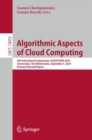 Image for Algorithmic Aspects of Cloud Computing