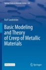 Image for Basic Modeling and Theory of Creep of Metallic Materials