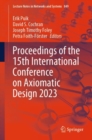 Image for Proceedings of the 15th International Conference on Axiomatic Design 2023