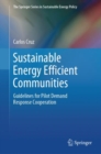 Image for Sustainable energy efficient communities  : guidelines for pilot demand response cooperation