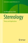 Image for Stereology  : theory and applications