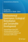 Image for Environmental Governance, Ecological Remediation and Sustainable Development : Selected Papers from 2023 3rd International Conference on Environmental Pollution and Governance (ICEPG 2023)