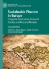 Image for Sustainable finance in Europe  : corporate governance, financial stability and financial markets