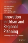 Image for Innovation in Urban and Regional Planning Volume 2: Proceedings of INPUT 2023