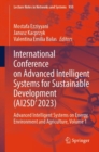 Image for International Conference on Advanced Intelligent Systems for Sustainable Development (AI2SD&#39;2023)  : Advanced Intelligent Systems on Energy, Environment and AgricultureVolume 1
