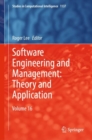 Image for Software Engineering and Management: Theory and Application : Volume 16