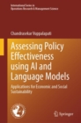 Image for Assessing Policy Effectiveness using AI and Language Models : Applications for Economic and Social Sustainability
