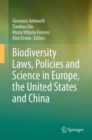 Image for Biodiversity Laws, Policies and Science in Europe, the United States and China