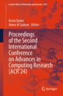 Image for Proceedings of the Second International Conference on Advances in Computing Research (ACR&#39;24)