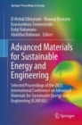 Image for Advanced Materials for Sustainable Energy and Engineering : Selected Proceedings of the 2023 International Conference on Advanced Materials for Sustainable Energy and Engineering (ICAMSEE)