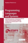 Image for Programming Languages and Systems : 33rd European Symposium on Programming, ESOP 2024, Held as Part of the European Joint Conferences on Theory and Practice of Software, ETAPS 2024, Luxembourg City, L