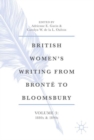 Image for British Women’s Writing from Bronte to Bloomsbury, Volume 3