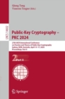 Image for Public-key cryptography - PKC 2024  : 27th IACR International Conference on Practice and Theory of Public-Key Cryptography, Sydney, NSW, Australia, April 15-17, 2024, proceedingsPart II