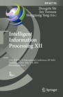 Image for Intelligent Information Processing XII