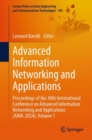 Image for Advanced Information Networking and Applications : Proceedings of the 38th International Conference on Advanced Information Networking and Applications (AINA-2024), Volume 1