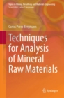 Image for Techniques for Analysis of Mineral Raw Materials