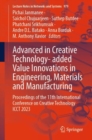 Image for Advanced in Creative Technology- added Value Innovations in Engineering, Materials and Manufacturing