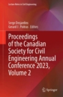 Image for Proceedings of the Canadian Society for Civil Engineering Annual Conference 2023, Volume 2