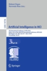 Image for Artificial Intelligence in HCI : 5th International Conference, AI-HCI 2024, Held as Part of the 26th HCI International Conference, HCII 2024, Washington, DC, USA, June 29–July 4, 2024, Proceedings, Pa